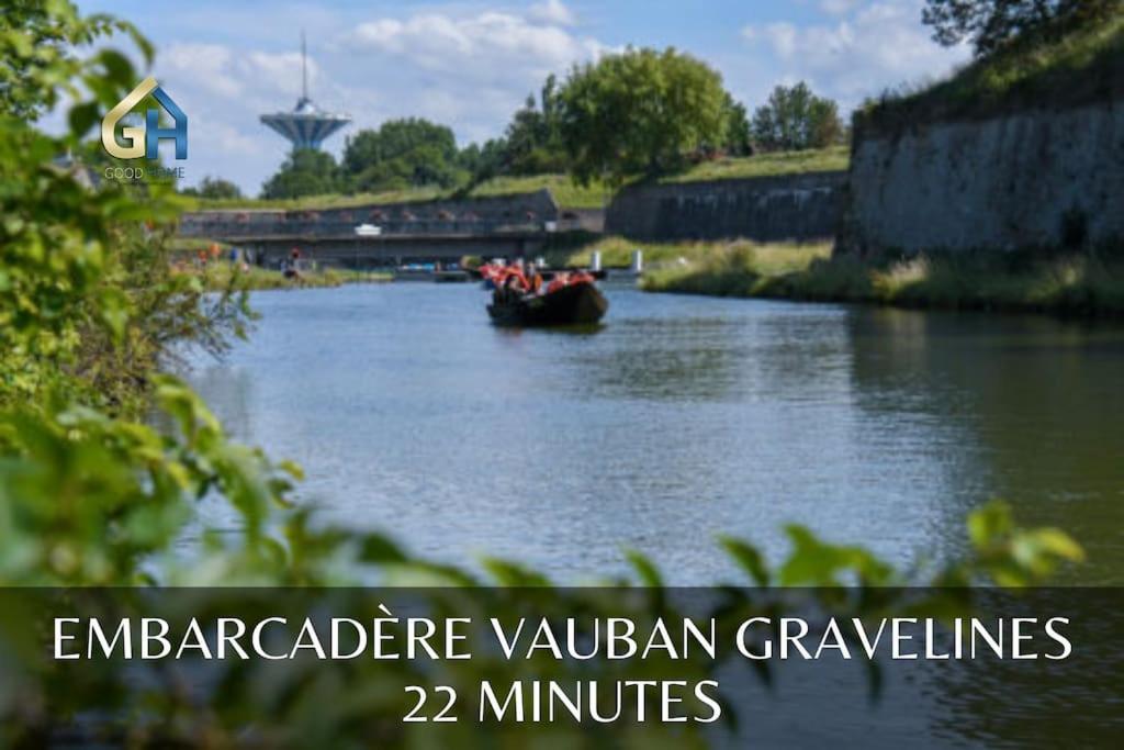 Villa Marine*La Capitainerie Coudekerque-Branche Luaran gambar